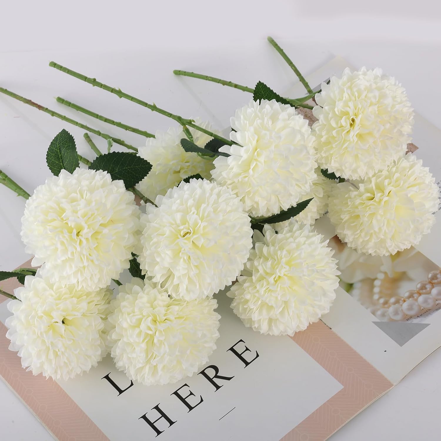 12 Buah Bunga Krisan Buatan un - Baby Breath Dried ulasan dan harga
