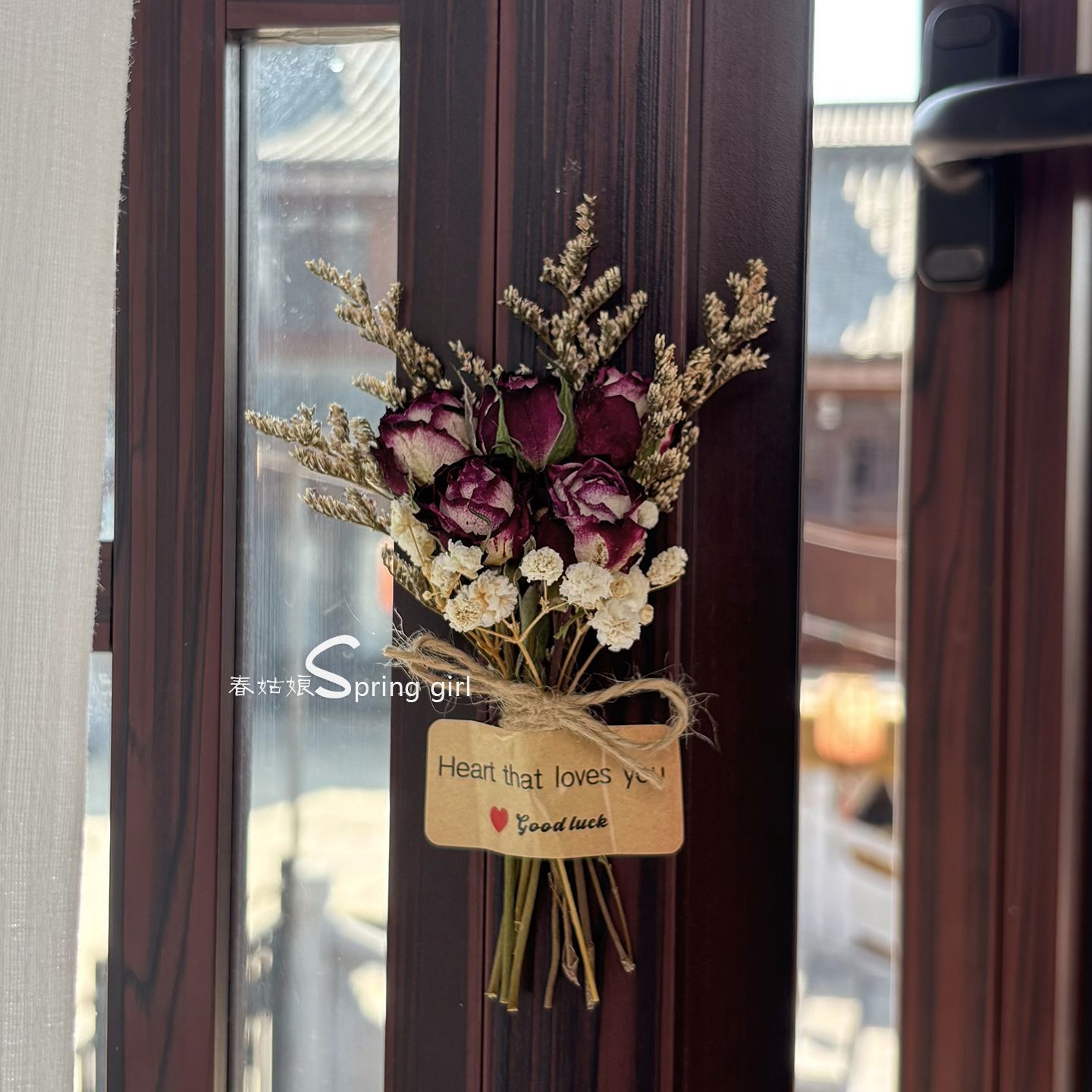 Buket Bunga Kering Mini Mawar  - Baby Breath Dried ulasan dan harga