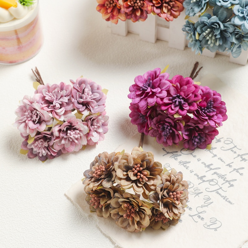 11CM Bunga Aster Sutra Imitasi - Baby Breath Dried ulasan dan harga