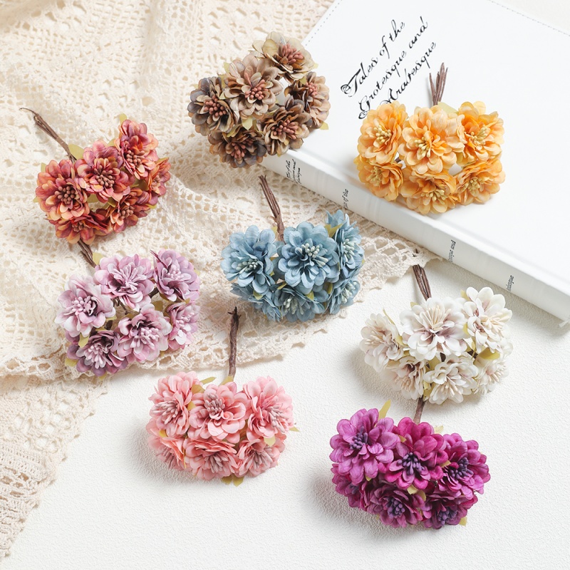 11CM Bunga Aster Sutra Imitasi - Baby Breath Dried ulasan dan harga