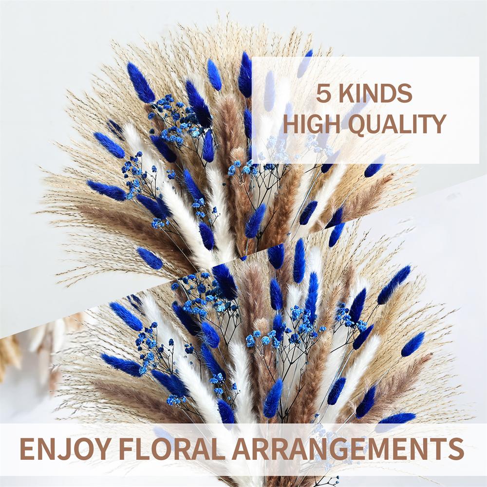 70 pcs Bunga Pampas Biru Buata - Baby Breath Dried ulasan dan harga